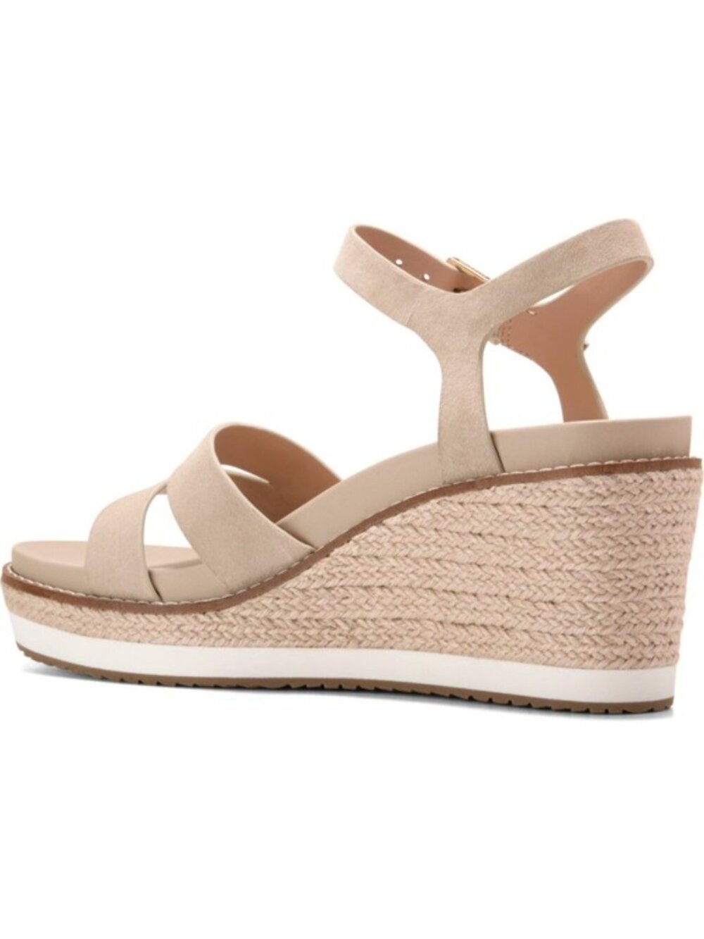 Cole Haan Ronnie Cloudfeel Espadrille Platform Wedge Sandal 6.5 B, LIGHT SESAME - Picture 2 of 8